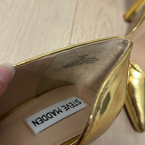 Steve Madden Gold Women's Pumps Size 10 - Picture 4 of 4